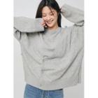 Two-way Oversized Wrap Knit Top