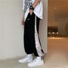 Color-block Print Sweatpants
