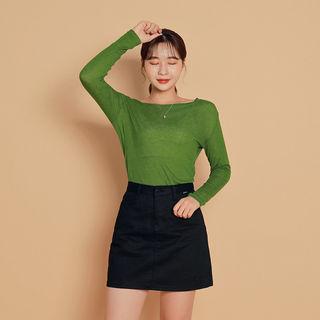 Colored Wool Blend T-shirt