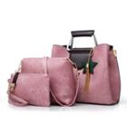 Set Of 4: Handbag + Shoulder Bag + Pouch