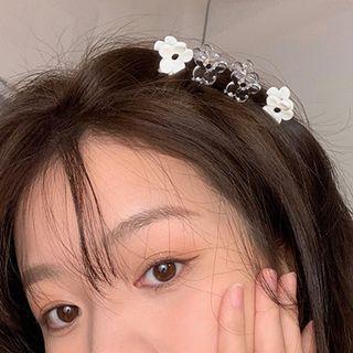 Set Of 4: Flower Acetate Hair Clip