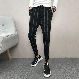 Pinstriped Sweatpants