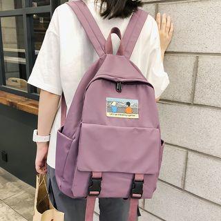 Cartoon Buckled Nylon Backpack