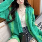 Gradient Cardigan Green - One Size
