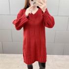V-neck Tunic Sweater