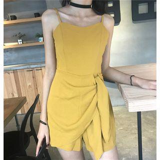 Strappy Tie Waist Playsuit