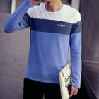 Color Block Long-sleeve T-shirt