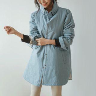 Stand-collar Light Padding Cotton Coat