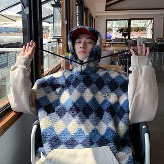 Plaid Fleece Hoodie