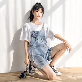 Denim Vest Shorts