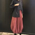 Plain Shirt / Midi Skirt