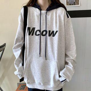 Reversible Hood Lettering Hoodie