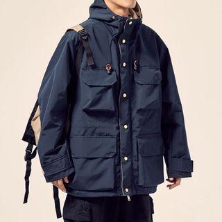 Hooded Pocket Front Jacket