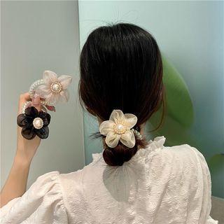 Floral Mesh Hair Tie