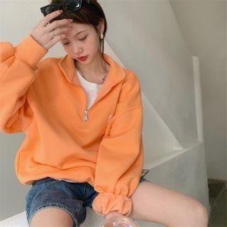Oversized Sweatshirt Tangerine - One Size