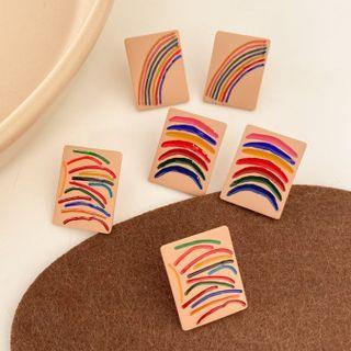 Print Alloy Earring (various Designs)