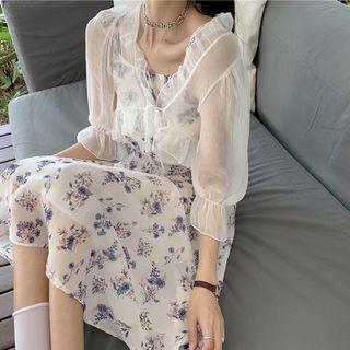 Chiffon Tied Cover-up