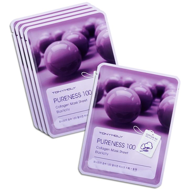 Pureness 100 Collagen Mask Sheet (elasticity) 5 Pcs