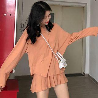 Set: Long-sleeve T-shirt + Shorts