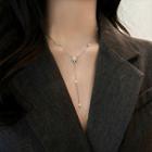 Rhinestone Star Chain Necklace Necklace - As Shown In Figure - One Size