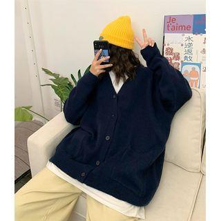 Elephant Print Long-sleeve Knit Top