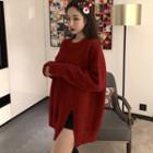 Oversized Sweater Red - One Size