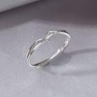 Twisted Sterling Silver Ring Silver - One Size