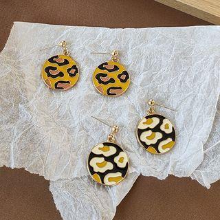 Leopard Print Glaze Earring