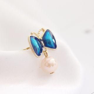 Faux Pearl Bow Ring As Shown In Figure - One Size