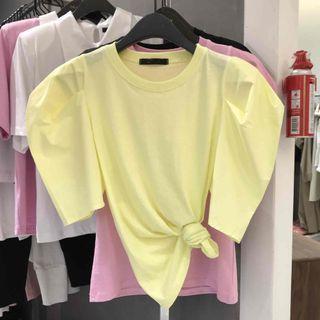 Loose Puff Short Sleeve Top