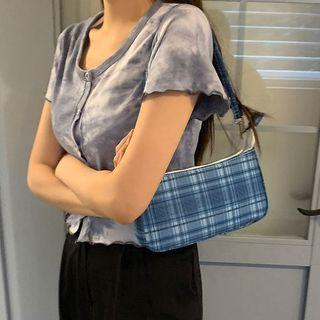 Plaid / Checked Crossbody Bag
