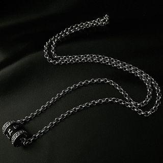 Couple Matching Pendant Necklace 1 Pc - Silver - One Size