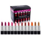 Shany - Slick & Shine Lipstick Set - 12 Color Long Lasting & Moisturizing As Figure Shown