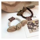 Pu Leather Bow Hair Tie