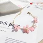 Acrylic Cherry Blossom Bracelet
