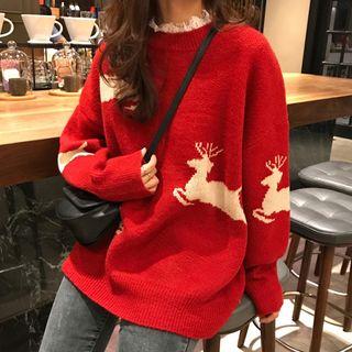 Christmas Print Sweater (various Designs)