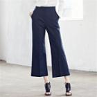 Boot-cut Cropped Pants