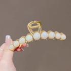 Bead Alloy Hair Clamp Gold - One Size