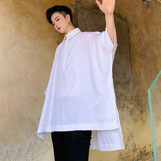 Elbow-sleeve Overhead Shirt