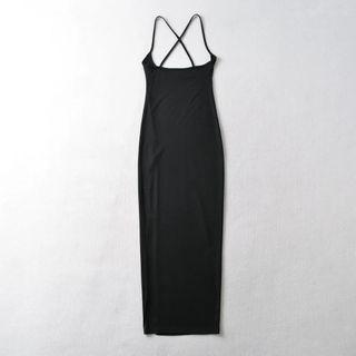 Overall Slit Dress
