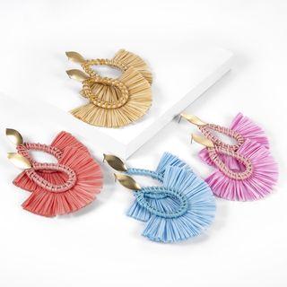 Straw Dangle Earring
