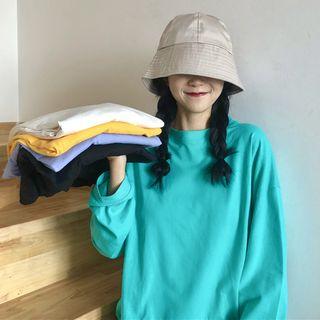 Oversize Long-sleeve T-shirt Dress