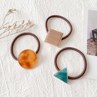 Geometric Acetate Hair Tie (various Designs)