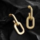Mattle Alloy Dangle Earring 1 Pair - 576 - Gold - Earrings - One Size