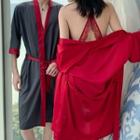 Couple Matching Sleep Dress / Open Front Jacket / Robe
