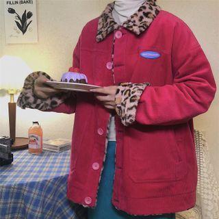 Leopard Button-up Jacket