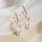 Faux Pearl Drop Earring 1 Pair - E5458 - White - One Size