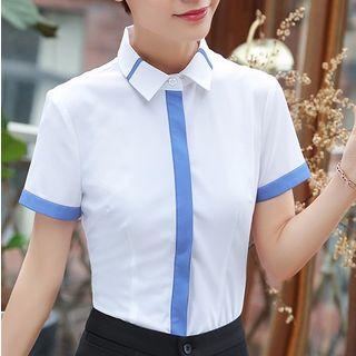 Short-sleeve Shirt / Dress Pants / Mini Pencil Skirt