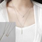 925 Sterling Silver Geometry Necklace