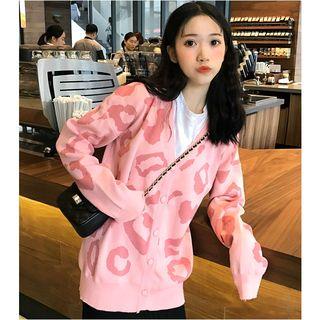 Leopard Print Cardigan / Sweater